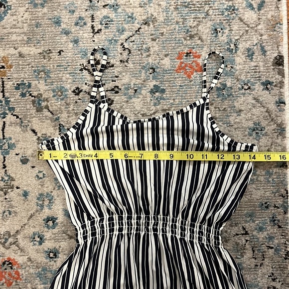 H&M Dresses Hm Basics Organic Cotton Striped Maxi Dress Poshmark